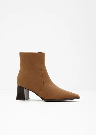 Bottines à talon carré • marron • Boutique bonprix