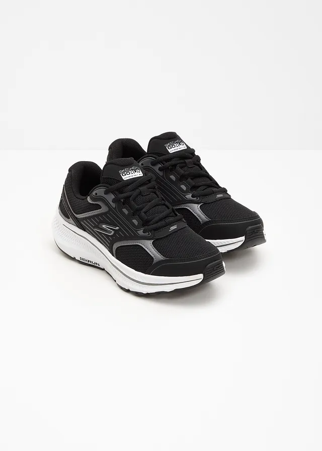 Sneakers van Skechers met memory foam, Kleur: zwart