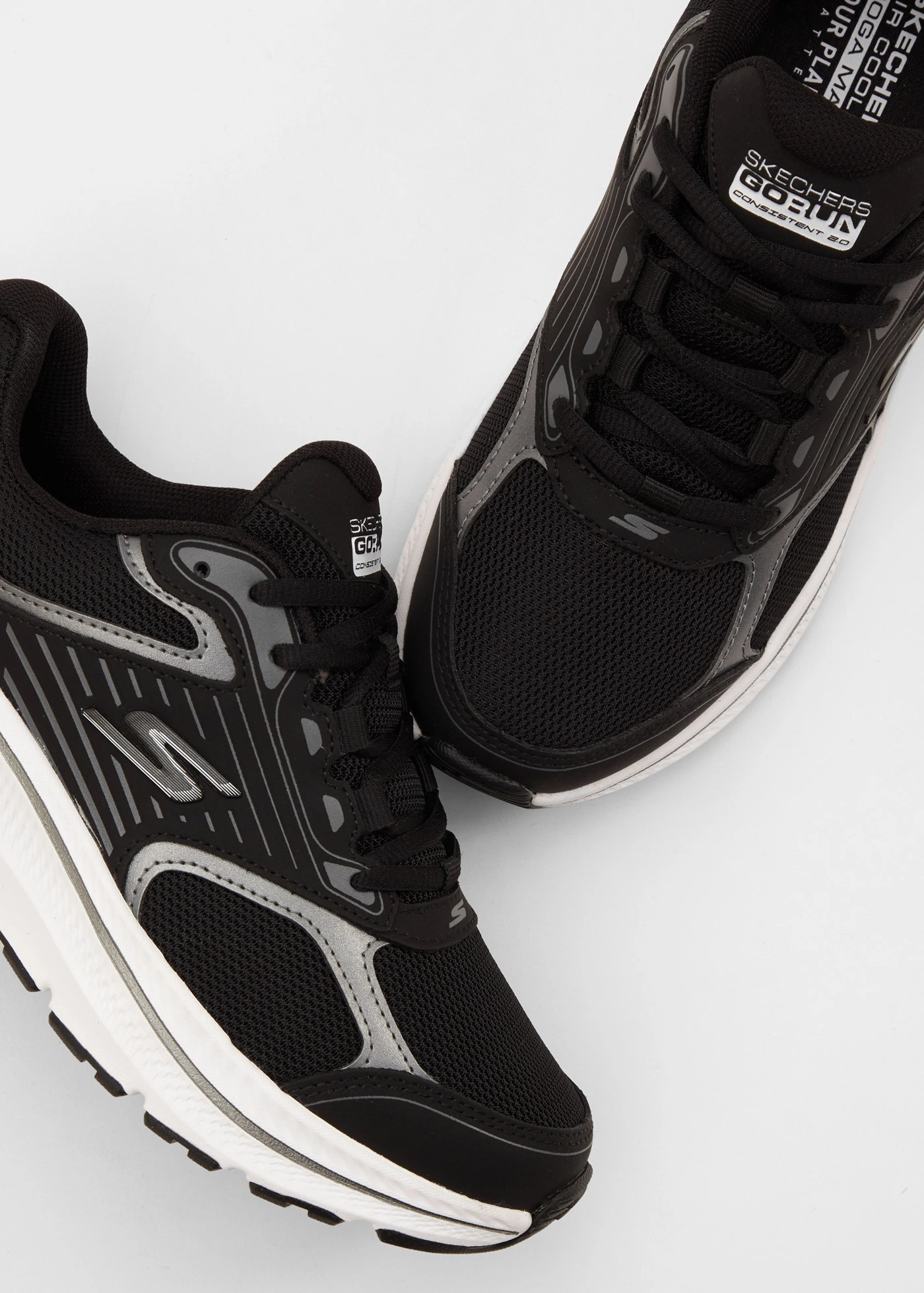 Sneakersy marki Skechers z pianką z pamięcią kształtu • czarny • sklep bonprix