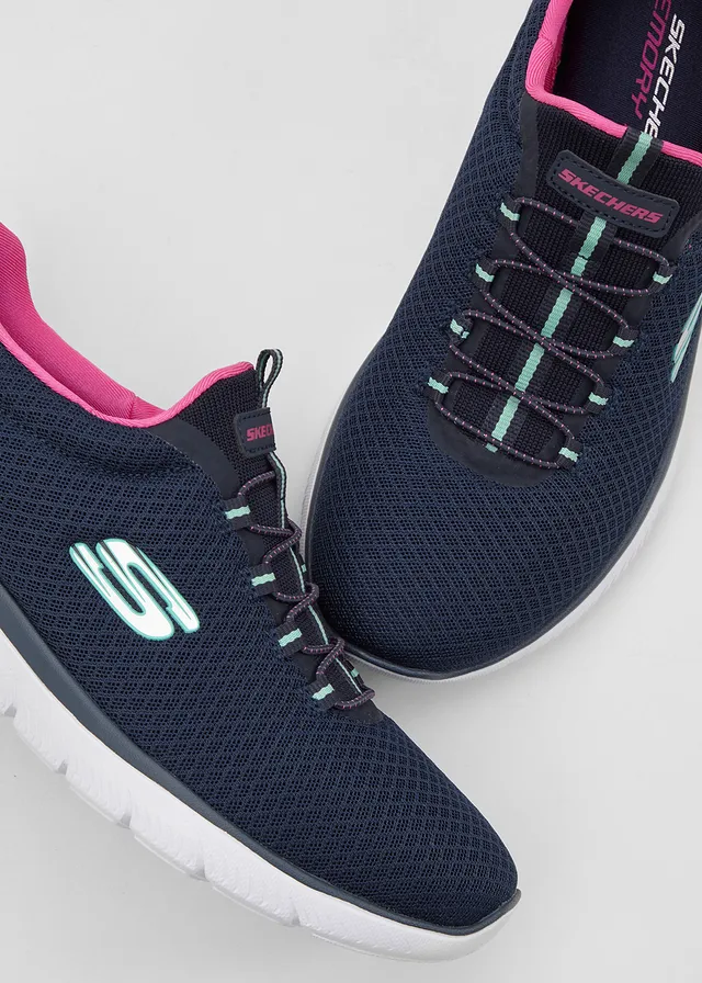 Sneakers Skechers à mémoire de forme • bleu foncé/fuchsia • product-page.page-title-suffix