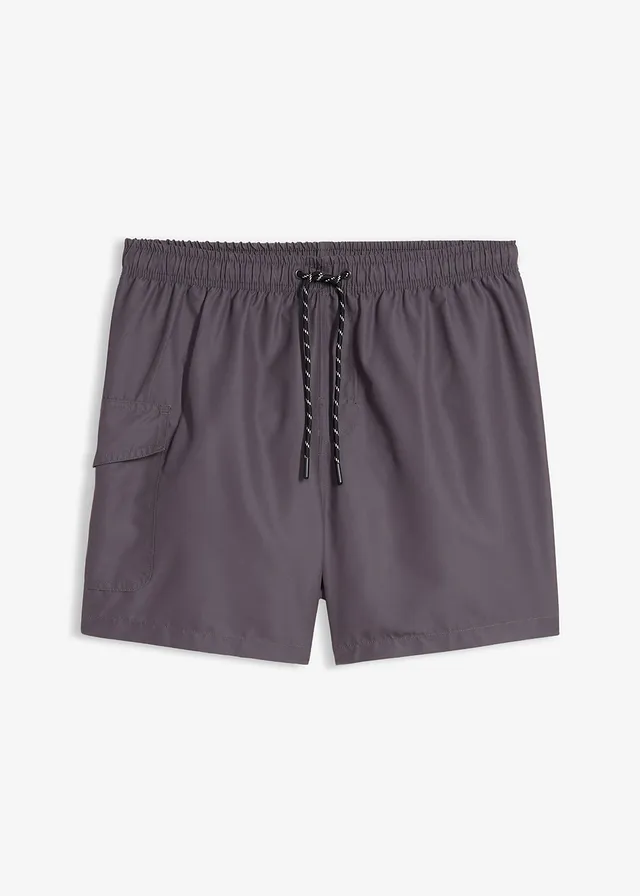 Short de bain avec poche cargo • gris ardoise • Boutique bonprix