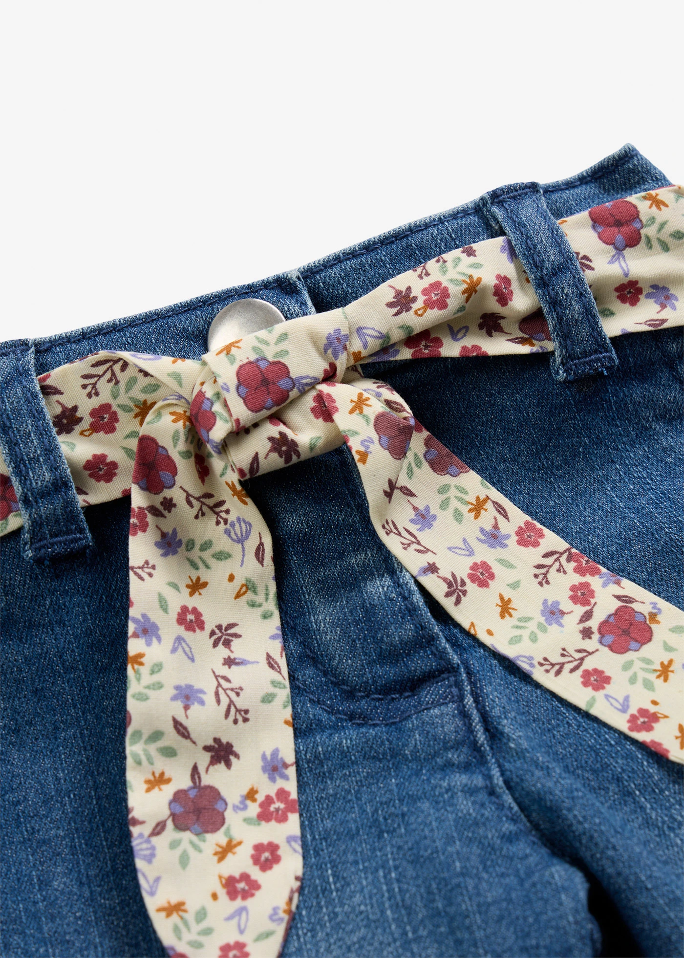 Jean taille extensible avec ceinture • bleu denim • Boutique bonprix