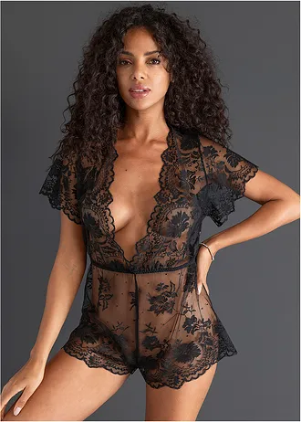 Playsuit, Kleur: zwart