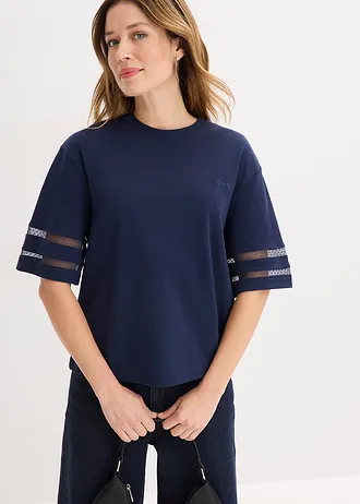 Shirt van puur biologisch katoen, Kleur: donkerblauw
