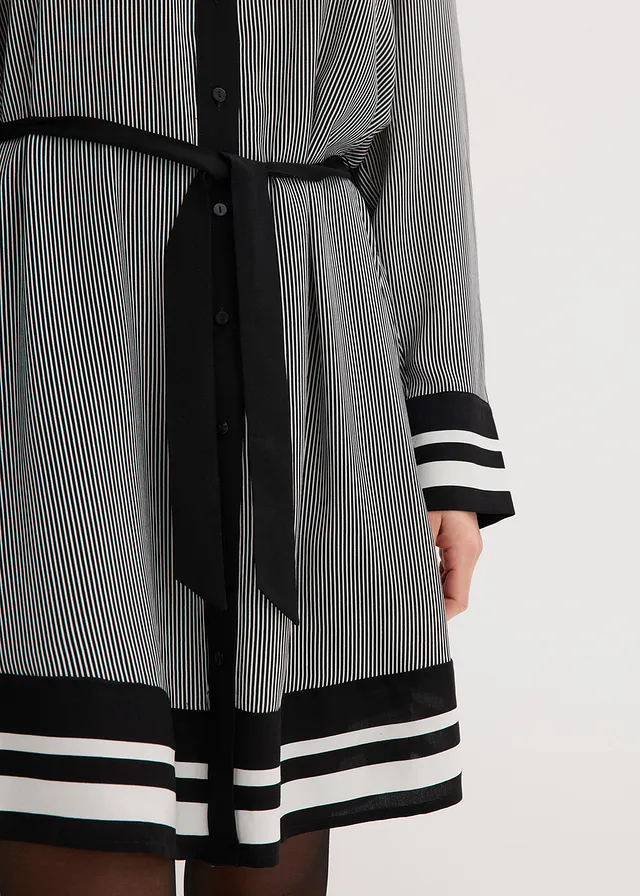 Blousejurk • zwart/wit gestreept • product-page.page-title-suffix