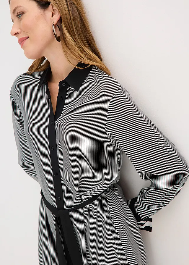 Robe-chemise • noir/blanc rayé • product-page.page-title-suffix