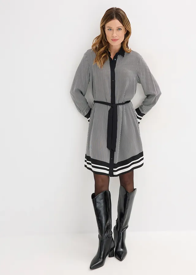 Robe-chemise • noir/blanc rayé • product-page.page-title-suffix