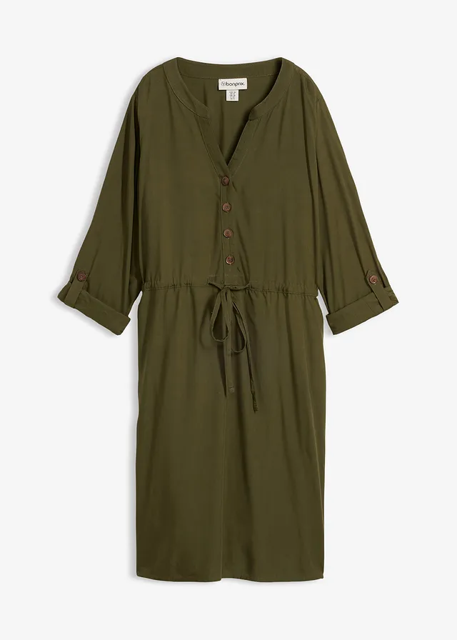 Jurk van soepele viscose
