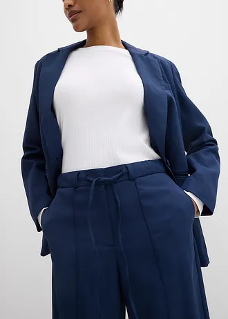 Pantaloni cu croială dreaptă și talie confortabilă • bleumarin • magazin bonprix