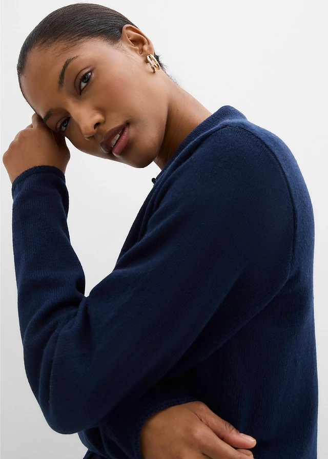 Gilet en maille • bleu foncé • product-page.page-title-suffix