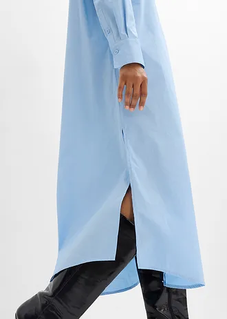 Robe-chemise 100% coton • bleu clair • Boutique bonprix
