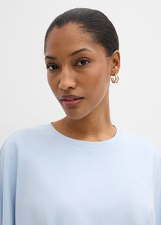 Shirt van zware jersey • poederblauw • bonprix online shop