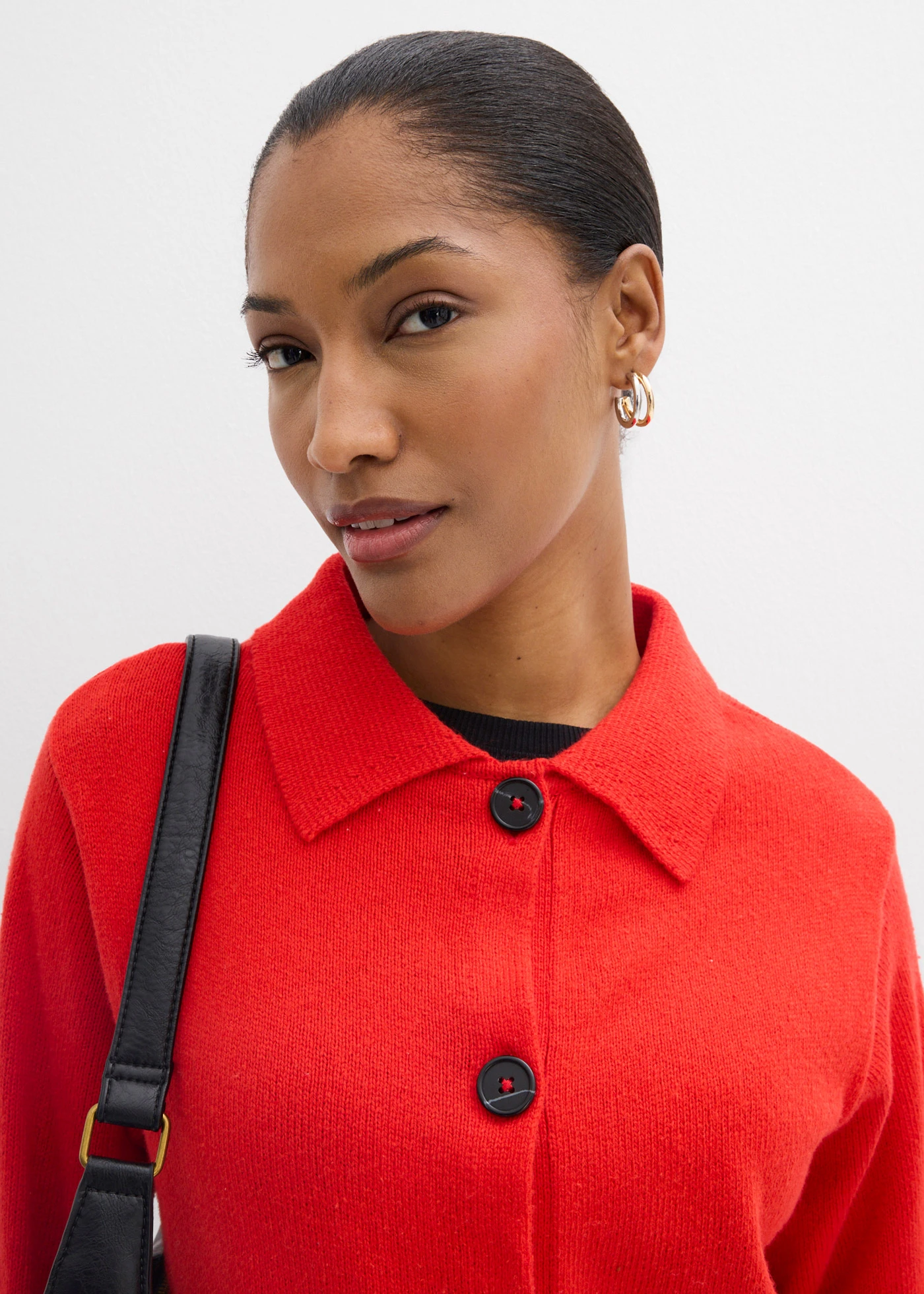 Vest in een viscosemix • aardbeirood • bonprix online shop