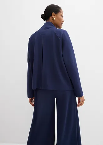 Jas van modalmix, Kleur: donkerblauw