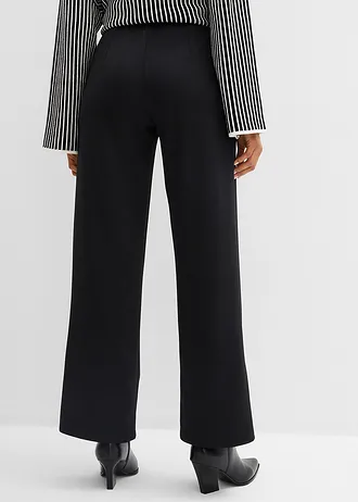 Pantaloni confortabili din material casual • negru • magazin bonprix