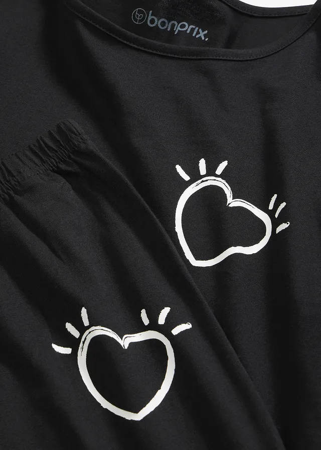 Pyjama en coton doux • noir • product-page.page-title-suffix