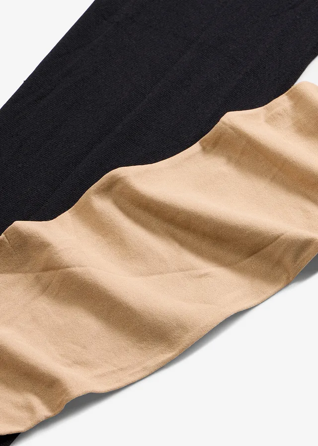 Maillot 50 den (pak van 2) • lichtbeige-zwart • product-page.page-title-suffix