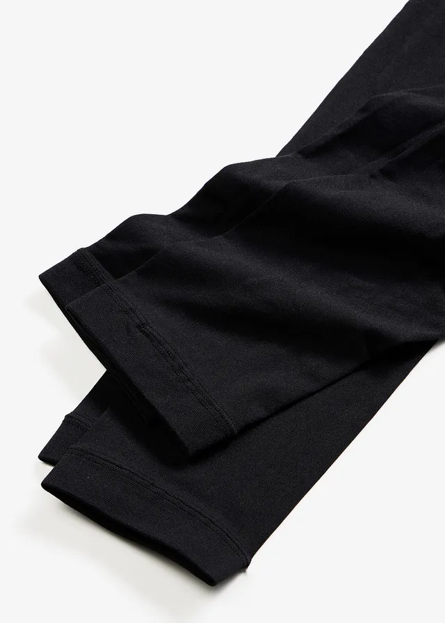 Punčochové legíny s pohodlným pasem 50 DEM (2 ks v balení) • černá • bonprix obchod