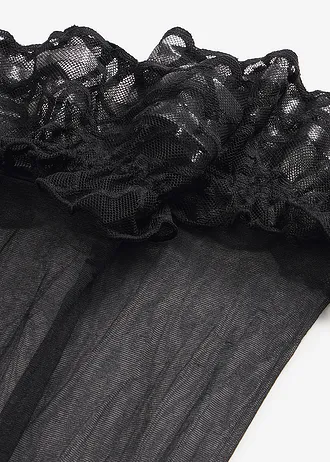 Hold up panty met kant 20 DEN • zwart • bonprix online shop