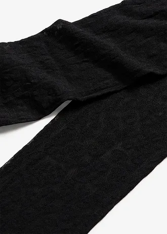 Panty met comfortabele tailleband 30 DEN (set van 2) • zwart+zwart luipaardprint • bonprix online shop