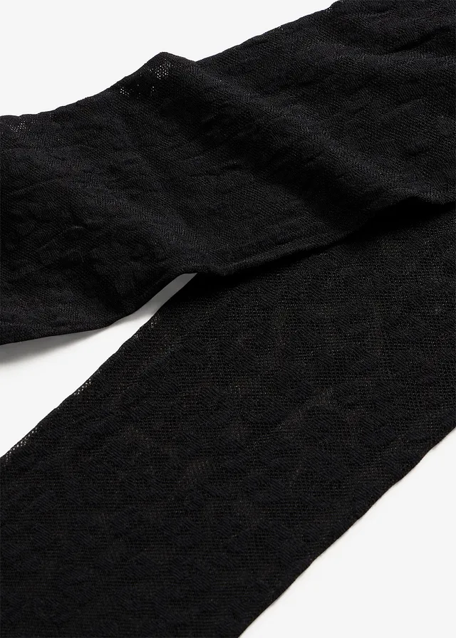 Dresuri cu chilot subțiri, 30 DEN cu talie confortabilă (set 2 perechi) • negru + negru leo • magazin bonprix