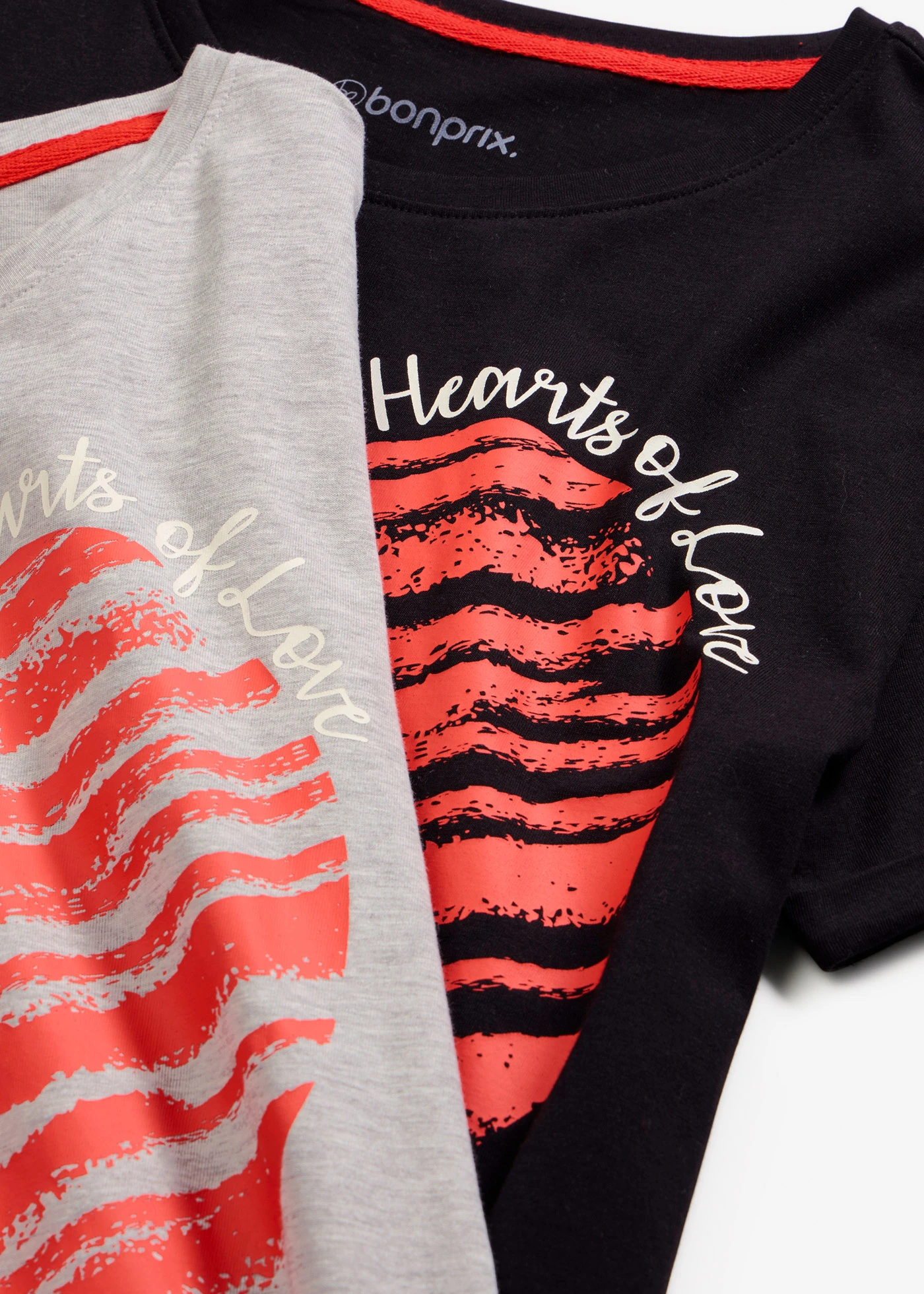 Nachthemd • lichtgrijs gemêleerd-zwart • bonprix online shop