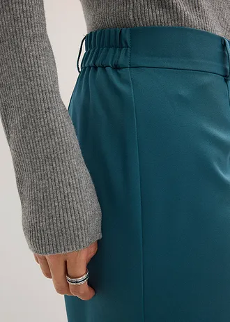Pantaloni marlene cu talie comodă • verde-piper • magazin bonprix