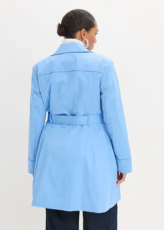 Trench, Couleur: bleu moyen