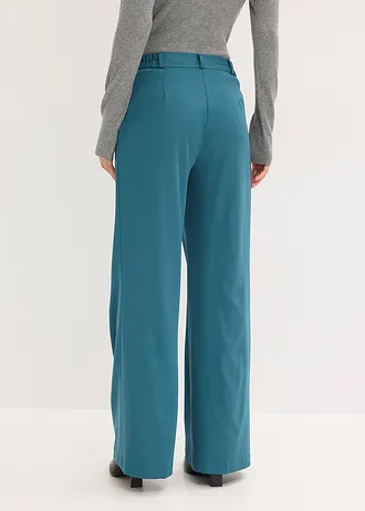 Pantaloni marlene cu talie comodă • verde-piper • magazin bonprix