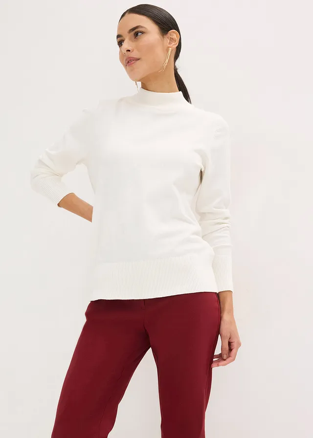 Pantalon en bengaline extensible • rouge rubis • product-page.page-title-suffix