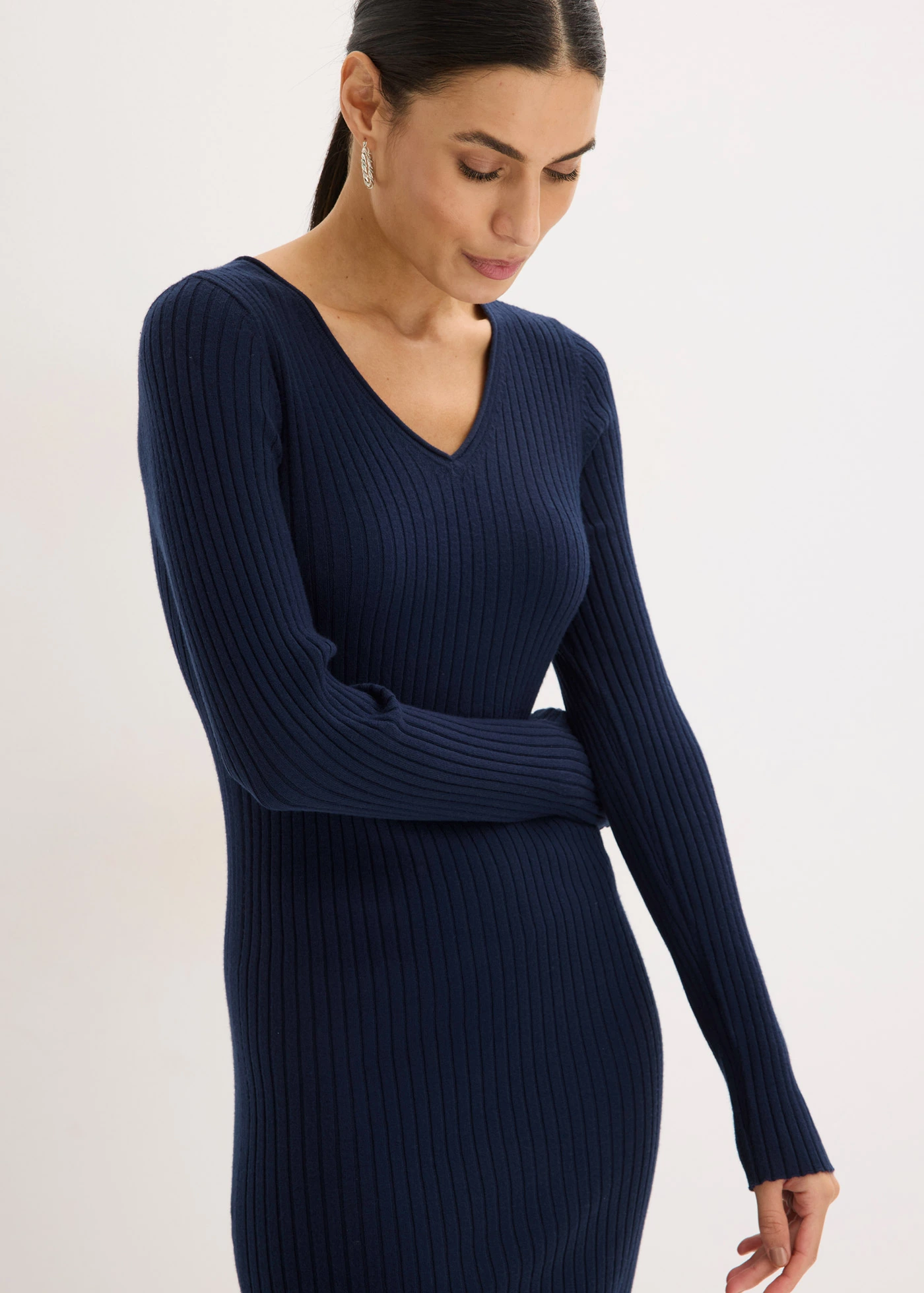 Rochie și vestă (set/2piese) • bleumarin • magazin bonprix