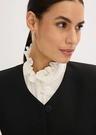 Blazer en bengaline extensible • noir • Boutique bonprix