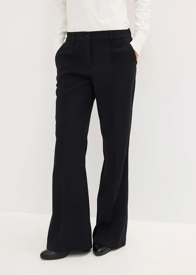 Pantalon flared • zwart • product-page.page-title-suffix