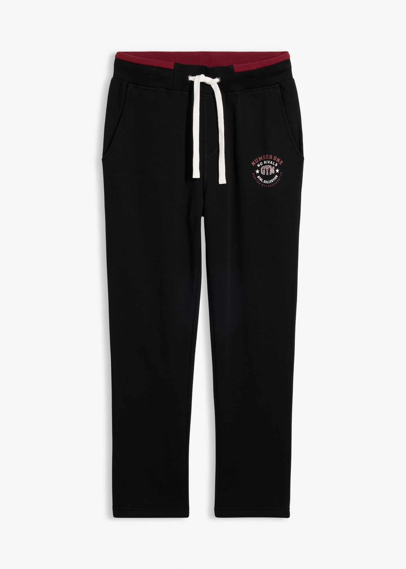 Sportnadrág, Regular Fit, Straight • fekete • bonprix áruház