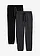 Lot de 2 pantalons de jogging Regular Fit, Straight, Couleur: noir/anthracite chiné