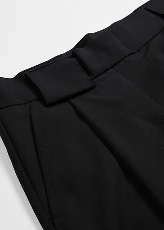 Barrel broek met hoge taille • zwart • bonprix online shop