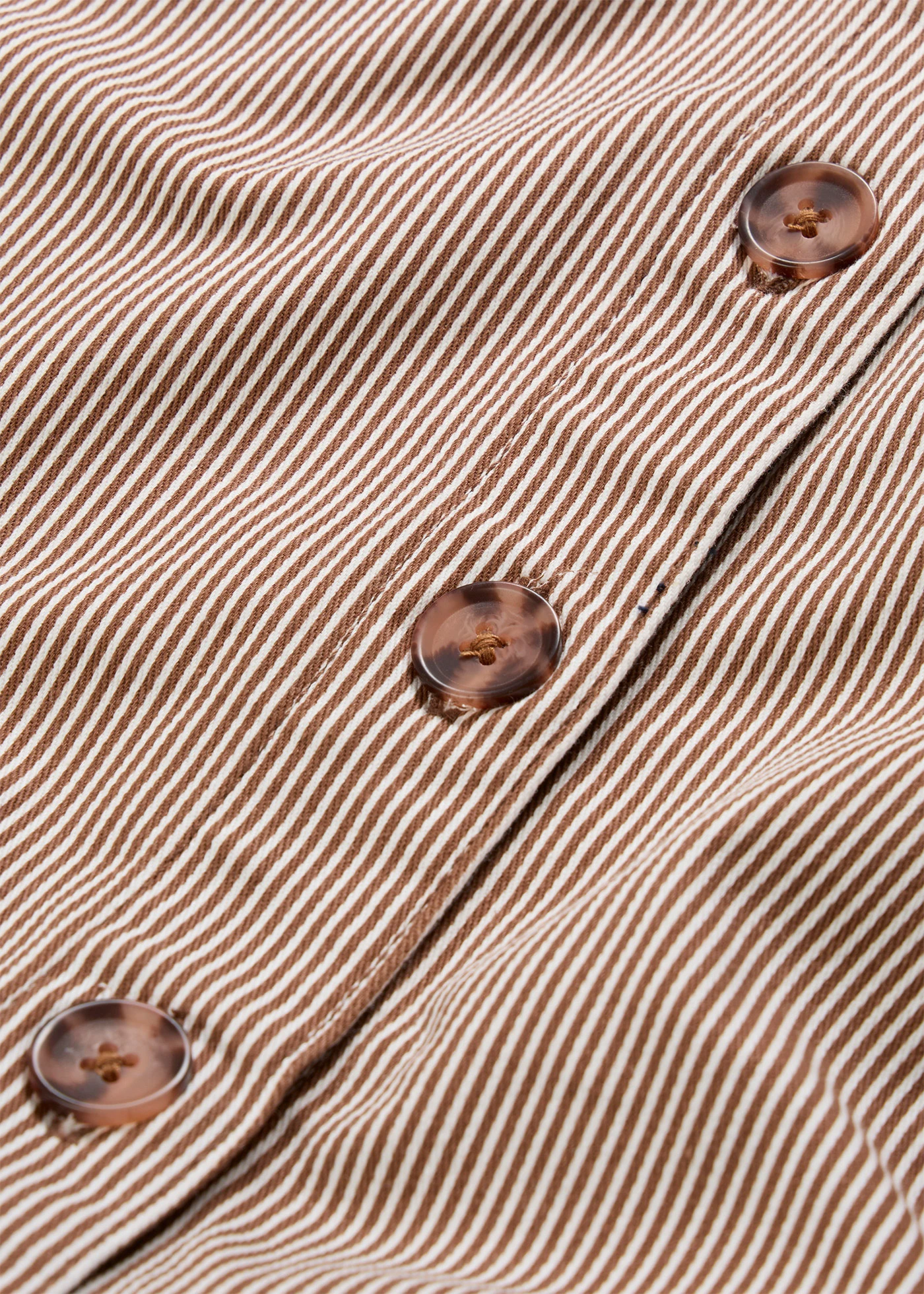 Jupe midi rayée • marron-écru rayé • Boutique bonprix