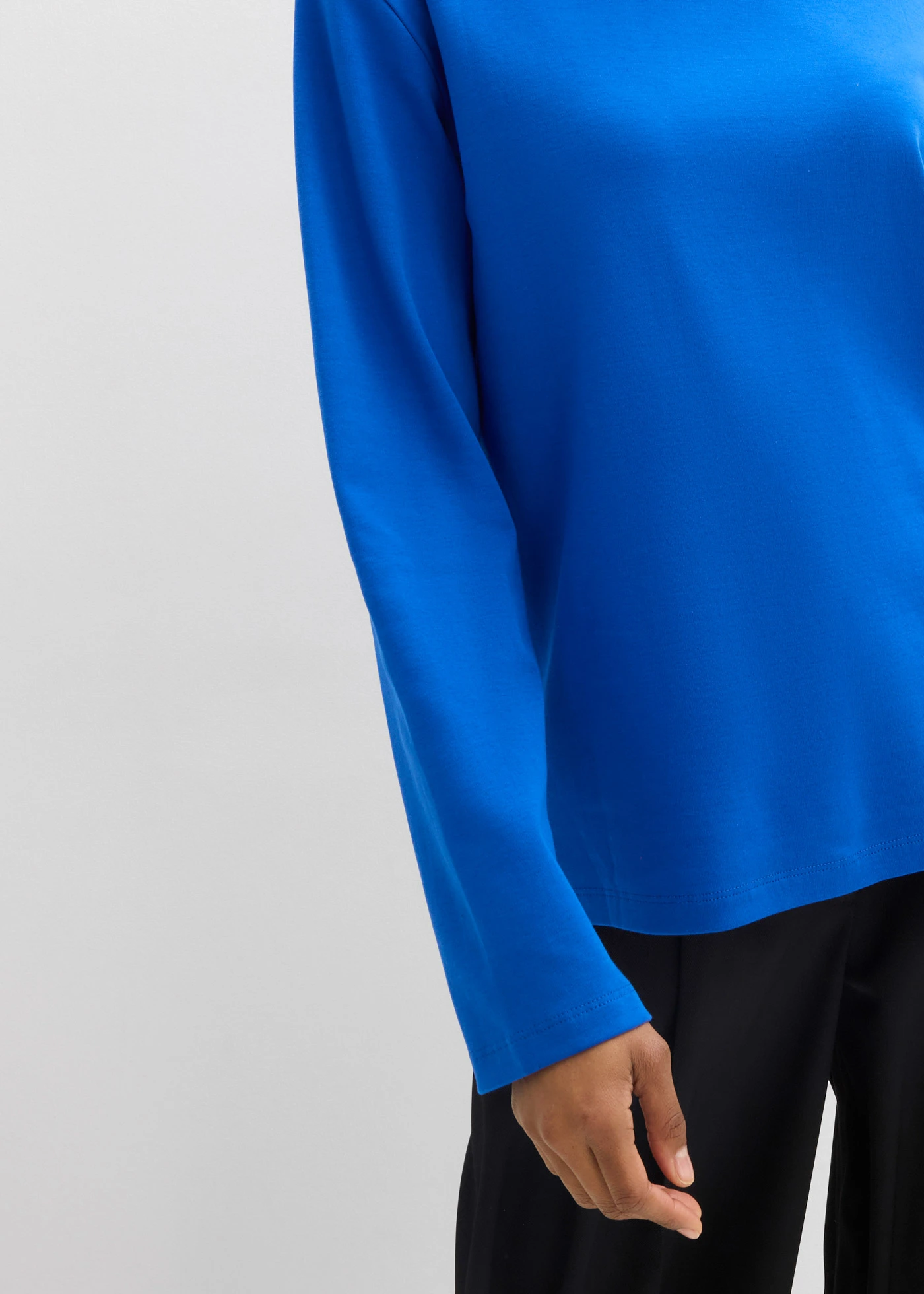 Colshirt van biologisch katoen • arctisch blauw • bonprix online shop