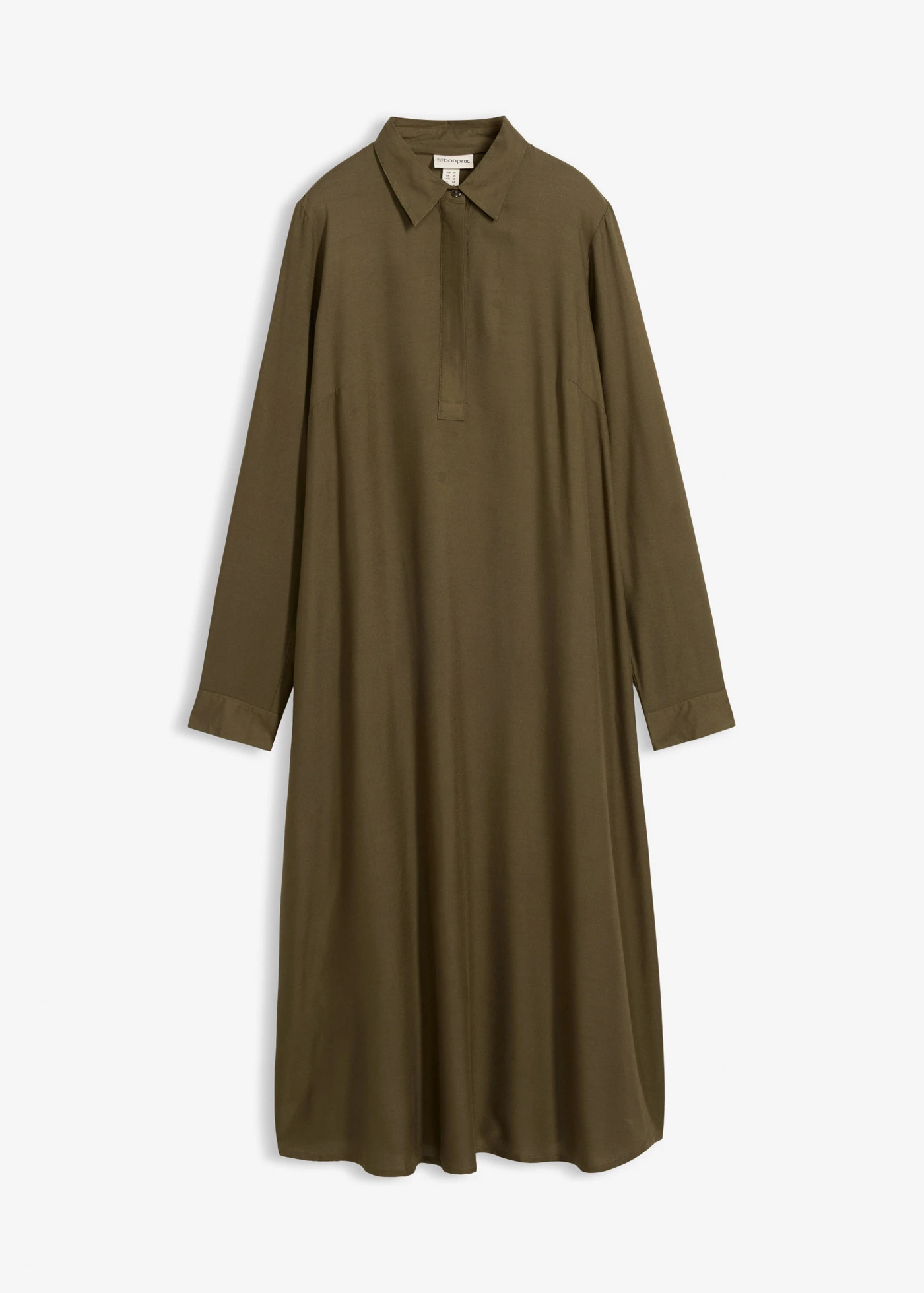 Robe blouse • olive foncé • Boutique bonprix