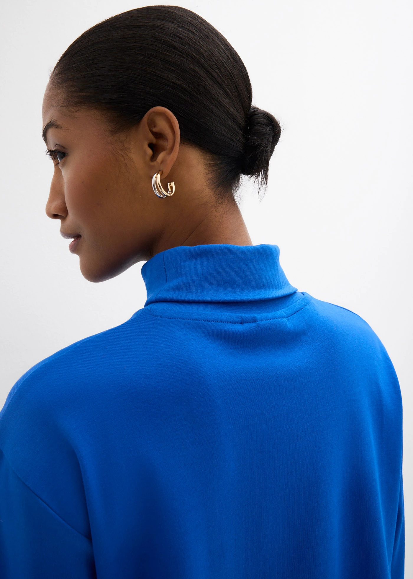 Colshirt van biologisch katoen • arctisch blauw • bonprix online shop