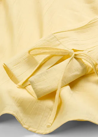 Overhemdblouse in een soepele viscosemix • lichtgeel • bonprix online shop