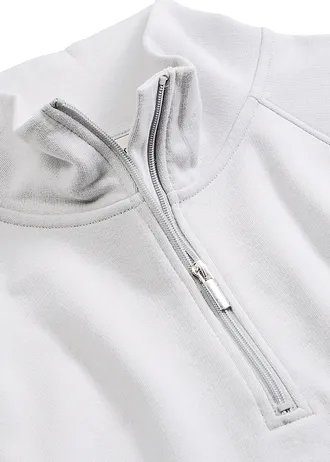 Bluza z czystej bawełny organicznej • szary stalowy • sklep bonprix