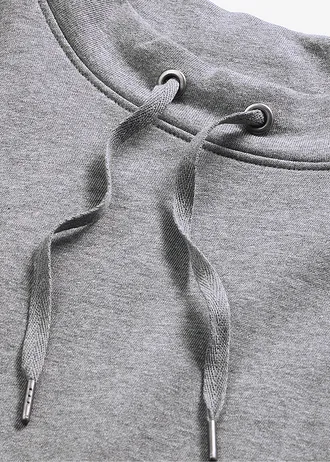 Bluza z czystej bawełny organicznej • szary melanż • sklep bonprix