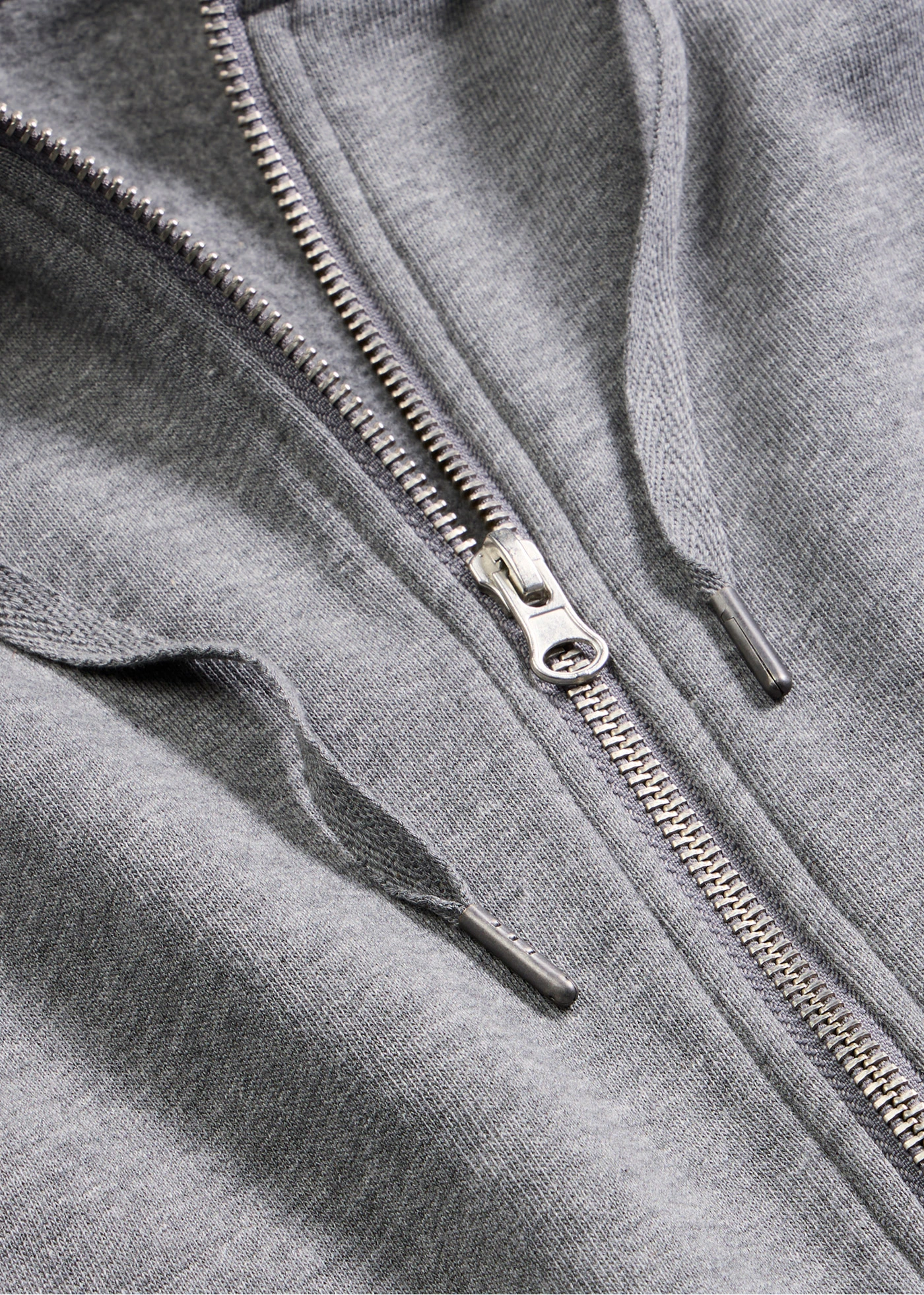 Sweat zippé coton • gris chiné • Boutique bonprix