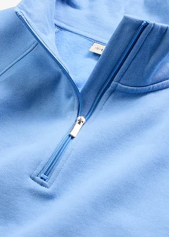 Bluza z czystej bawełny organicznej • niebieski • sklep bonprix