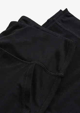 Pantaloni sport cu buzunare, cu uscare rapidă • negru • magazin bonprix