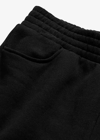 Pantaloni casual integral din bumbac organic • negru • magazin bonprix