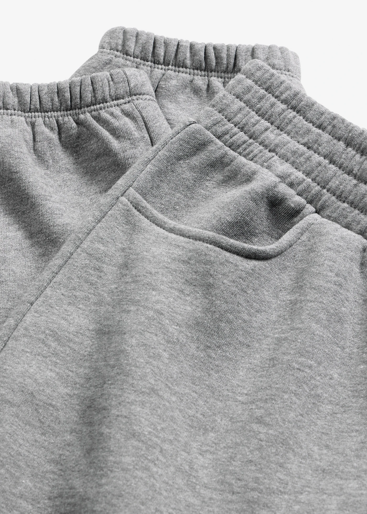 Joggingbroek van biologisch katoen • grijs gemêleerd • bonprix online shop