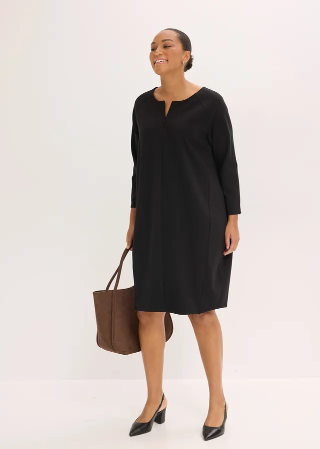 Robe confortable en jersey Punto di Roma, Couleur: noir
