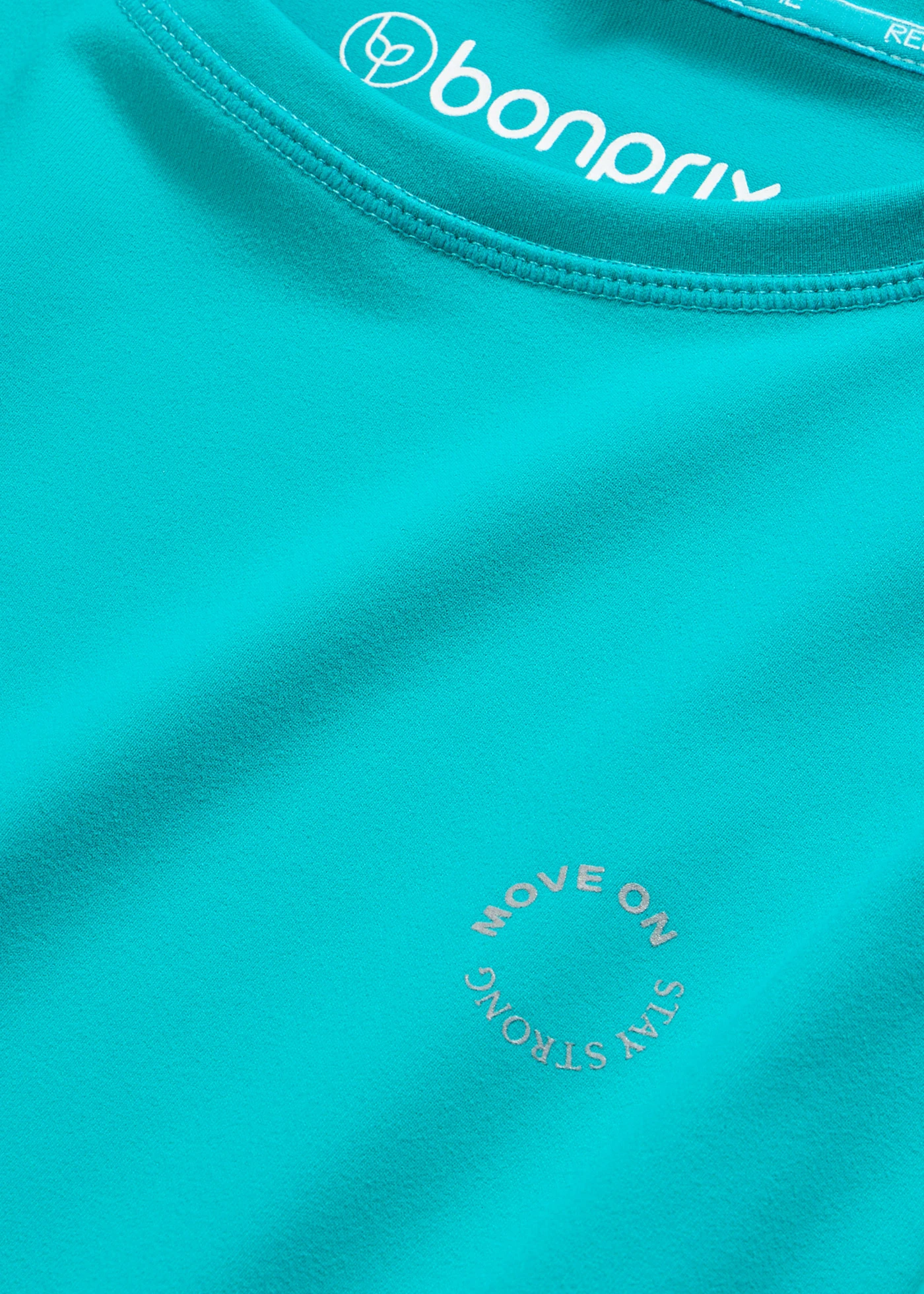 Sportshirt van stevig katoenachtig materiaal • smaragd • bonprix online shop